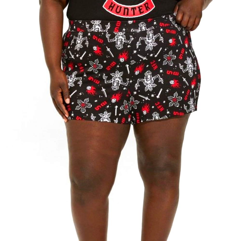 ❤️NWT TORRID SHORTS - STRANGER THINGS DEMOGORGON SLEEP SHORT HALLOWEEN